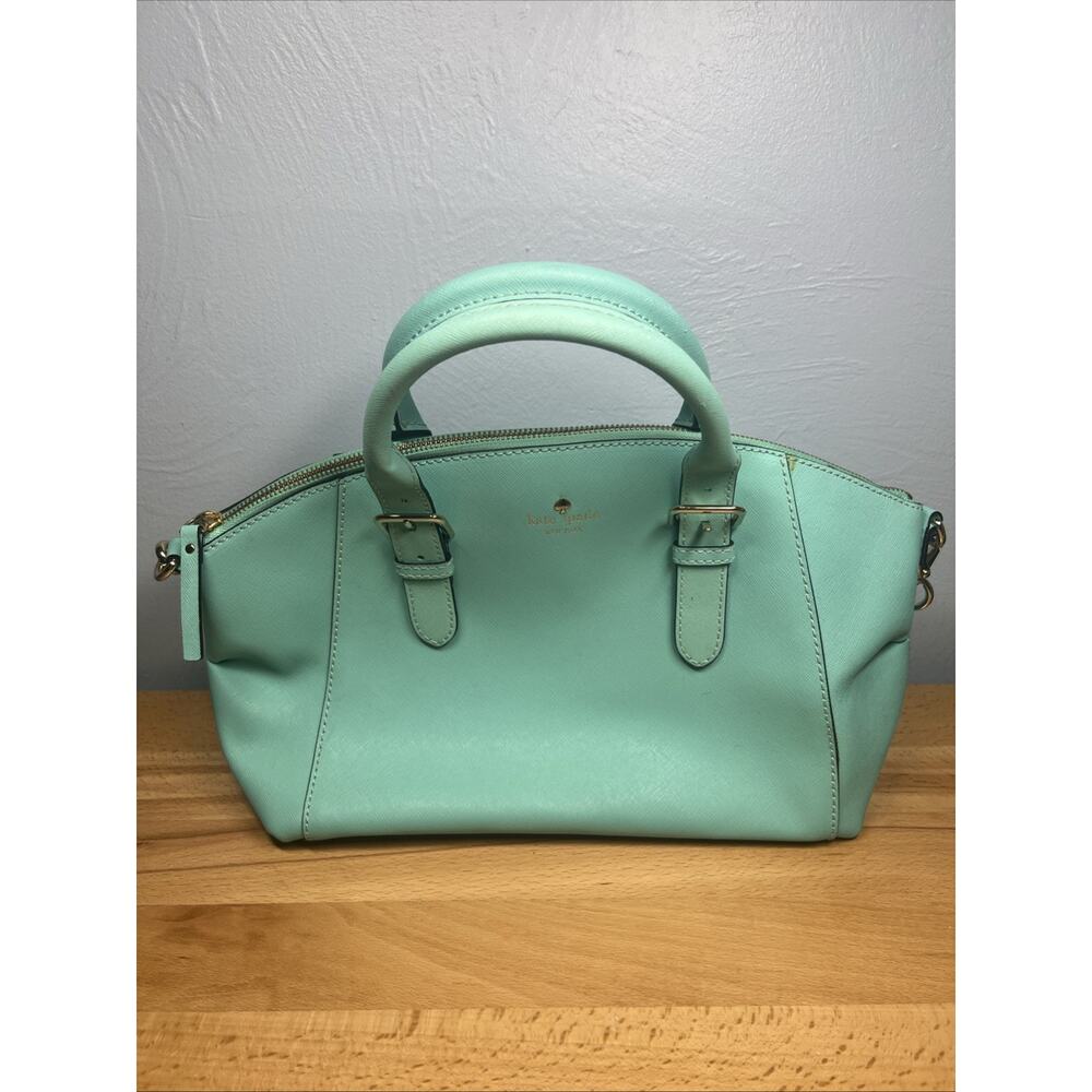 Kate Spade Turquoise Leather Shoulder Purse